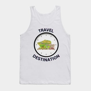 Travel to Jerusalem Tank Top